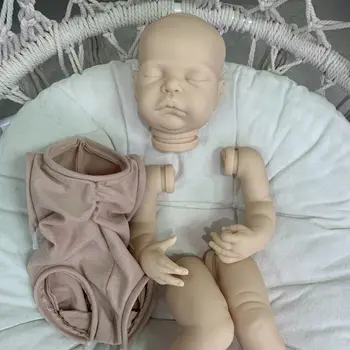 19inches Reborn Dukke Kit bebe genfødt Cecily DIY Frisk Farve, Soft Touch Reborn Dukke Kit Umalet dukke Dele