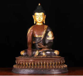 $2000-- 43 CM Large # GODT billede af Buddha Buddhistiske velsigne familie Sikkerhed, Sundhed effektiv Beskyttelse Tibetansk Buddha