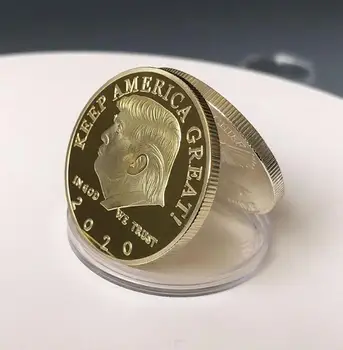 2020 Trump Mønter Erindringsmønt Amerikanske 45th Formand Anders Håndværk Souvenir-Guld-Sølv Metal Badge Samling Ikke-currenc