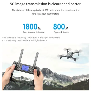 2021 Nye K20 Drone Sammenklappelig 4K HD Profesional Dual Kamera med GPS-En-Tasten Tilbage Hovedløs Tilstand Følge FPV Droner Legetøj Gaver
