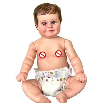 50Cm Færdig med at Dukke Fuld Naturtro Kroppen Blød Silikone, Vandtæt Reborn Baby Doll Hånd-Detaljeret Maleri