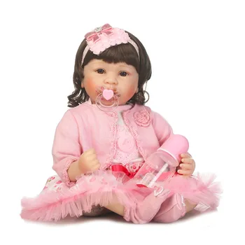 55cm Hot salg Victoria adora Naturtro nyfødte Baby Doll Bebe kid legetøj pige silikone reborn baby dolls for børne Gave dollmai