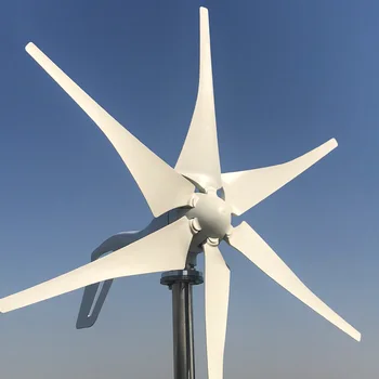 600W-1000W vind generator gratis alternativ energi hjem vindmølle og MPPT hybrid controller