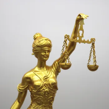 60cm Gamle græske mytologi ornament Gudinde balancen Retfærdighed Skulptur af Themis advokatfirmaet retten Harpiks statue Figur