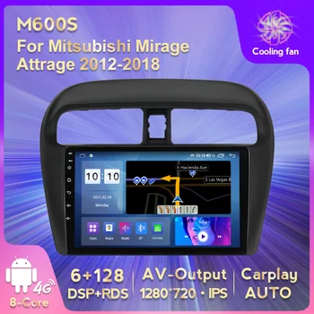6G+128G Android 11 IPS Bil Medier Car Multimedia-Afspiller bilstereo Til Mitsubishi Mirage Attrage 2012-2018 Mms Video-Afspiller