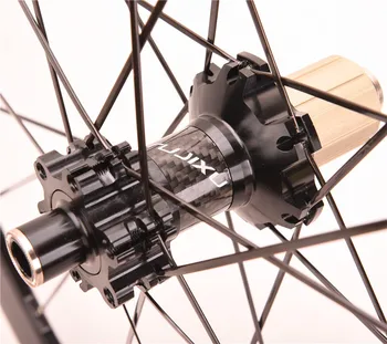 700C 40mm road bike cykel carbon fiber rør hub center lock / seks-hullers disc brake aluminium legering rim sæt hjul cykel hjul