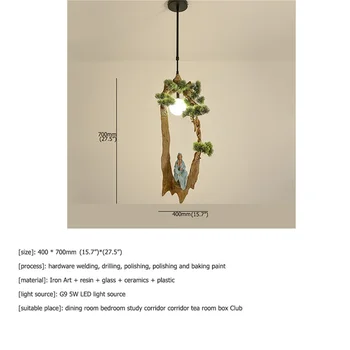 8M Kunstneriske Vedhæng Lys Hængende Indrettede, Moderne lampe Til stuen, spisestuen, Soveværelse Restaurant
