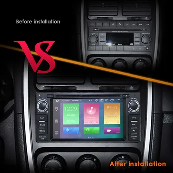 Android-10 Bil Stereo-CD-DVD-Afspiller i Streg Bil Radio Multimedia-Afspiller, Navigationssystem GPS til Jeep Wrangler Dodge, Chrysler