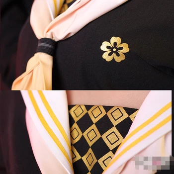 Anime cosplay Azur Lane JK uniformer agano Cosplay Kostume Lolita matroskrave Komplet Sæt En