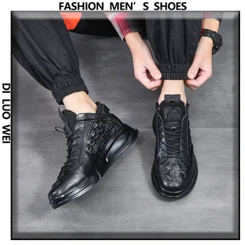 BATMO 2021 nye ankomst efterår&vinter ægte læder casual sko til mænd,AL001