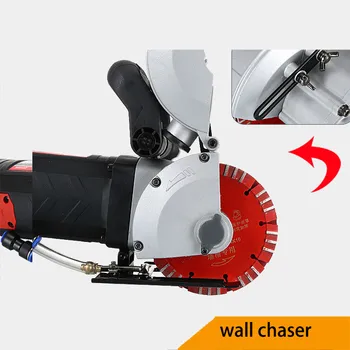 Bedste kvalitet væggen chaser værktøjer til boligindretning Laser vand elektrisk slotting machine skæremaskine