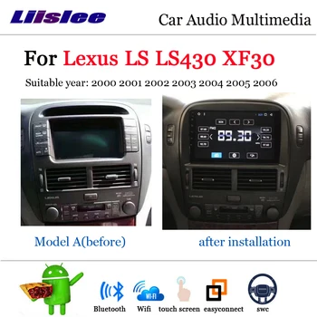 Bil Android Multimedia Afspiller Til Lexus LS LS430 XF30 2000~2006 Radio Auto Navigation Skærm NAVI-System Design