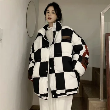 Bomuld Polstret Tøj til Kvinder Vinteren Fortykkelse 2022 Nye koreanske Løs Bomuld Vatteret Jakke Små Brød Tøj