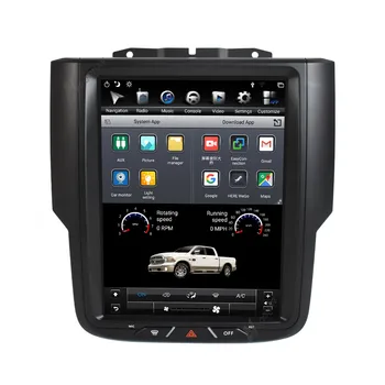 Car Radio Android 2 Din Tesla Lodret Skærm, GPS-Navigation Til Dodge RAM 1500 2013-2018 Bil Stereo Receiver Multimedie-Afspiller