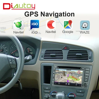 Car Radio Stereo-GPS Kort til Volvo S60/ V70/ XC70 2001-2004 Android Auto I Streg Navigation Video Audio DVD Multimedie-Afspiller