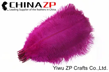 CHINAZP Samba Karneval Kostume Fjer 20inch at 22inch (50-55cm) Fremhævede Kvalitet Hot Pink strudsefjer til salg