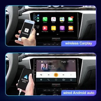 EBILAEN Bil Radio Multimedie-Afspiller Til VW Volkswagen Magotan - Android-10.0-GPS-Navigation Med Trådløse Carplay QLED 4G