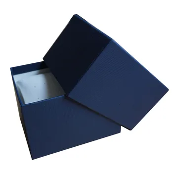 Engros Blå Papir, Smykker, Ur Kasser med Pude Enkle Kasser Tilfælde, Brugerdefinerede Logo Max Fremme Emballage China Box Fabrikken