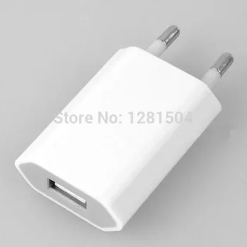 Engros Hvid EU-AC Travel USB-Oplader til iPhone 7 6 5 4 For Samsung Telefoner