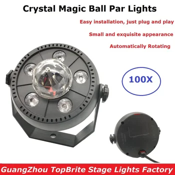 Fabrikken Salg FØRTE Fase Wash Effekt Lys RGB Crystal Magic Ball Par Lamper 90-240V Perfekte Disco Laser Projektor Jul