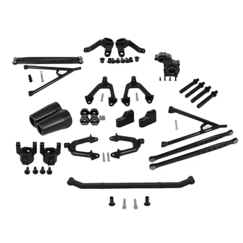 For 1/10 AXIAL SCX10 ELEKTRISKE 4WD Aluminium Legeret Metal Dele Kit Fjernbetjening Bil Opgradere Tilbehør Dele