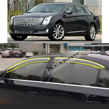 For Cadillac XTS 2013 2016 2017 2018 2019 2020 2021 Bil Mærkat Plast Vindue Glas Vind Visir Regn/Sol Vagt Aftræk