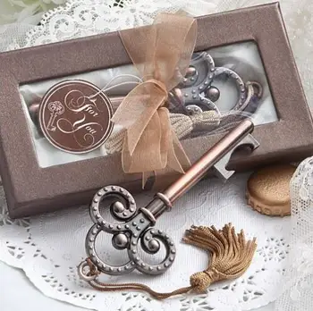 Gratis Forsendelse Antiqued Nøglen Oplukker Bryllup Favoriserer Og Gaver Bryllup Forsyninger Bryllup Souvenirs Bryllup Gaver Til Gæsterne