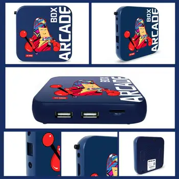 Hot Arcade Box, spillekonsol Til PS1/DC/Naomi 64GB Klassiske Retro 33000+ Spil Super Konsol 4K HD-Skærm På TV, Projektor Skærm