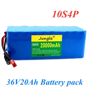 I 2020 Oprindelige 36V 10S4P 20Ah 36v 18650 batteri 500W 42V 20000mAh for Ebike-el-cykel med BMS
