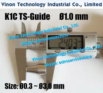 K1CN TS Guide Sæt Ø0.6mm (Keramisk Guide*1pc+Spændepatron*1pc+Mellemrumstangent*1pc+gummitætninger*10pcs) for EDM DRILLINGK1CN S odcik K1CN,K1CS