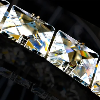 Lustre LED Krystal Lysekrone Lampe Lamparas Colgantes Suspension Armatur Vedhæng Led Lys Hanglamp Lampe Lampadari