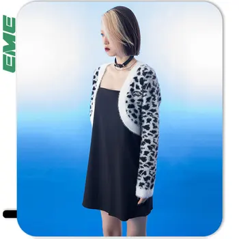 MadeExtreme Leopard Print Strikket Sweater koreanske harajuku cardigan Efteråret Nye Kvinder Tøj leopard cardigan GMY09