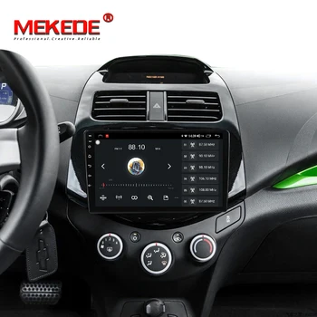 Mekede 6GB+128GB 8 Core Carplay QLED 1280*720 Android 10.0 Radio GPS Bil Muletimedia Spiller For Chevrolet Spark M300 2009-2016