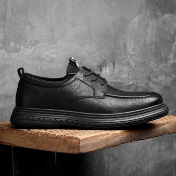Mænds mode sko mode casual sko værktøjsholder-sko Britisk stil med runde hoveder mænds sko vinter sko.