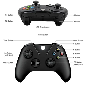 Nye Wireless/Wired Gamepad Til Xbox Controller Til Xbox One S Konsol Joysticket Til X-box, En Gamepad Til PC PS3