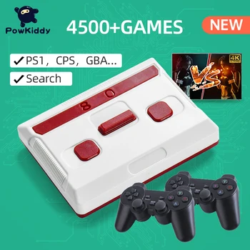Powkiddy Ny Video, spillekonsol-Dobbelt-Wireless-Controller, Bygget i 4500 Spil For Børn, Familie Arcade Spil Spiller