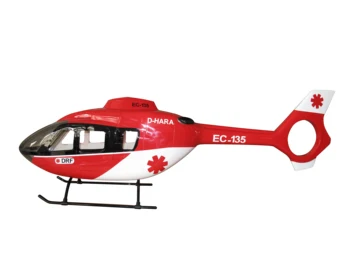 Pre-Malet 500 størrelsen EC135 EF-135 Glasfiber helikopter Kroppen