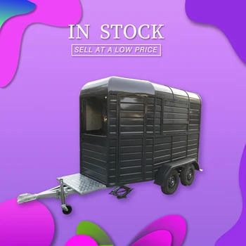 På Lager Vintage Mad Trailer Hest Boks Camper Van Og Vogn Food Truck Mobile Køkken til salg