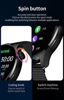 SANLEPUS Smart Ur 2021 Mænd Kvinder Smartwatch Sport Fitness Armbånd, Ringe Opkald Health Monitor GT3 PRO Til Huawei Android Apple