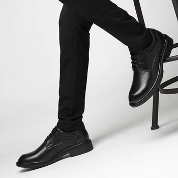 Sapato Masculino Afslappet Casual Sko Mænd 2020 Ny Åndbar Sko Mand Læder Shoes Casuales Para Hombre De Cuero Foråret Herre
