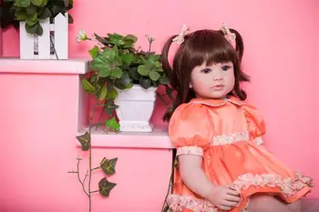 Silikone Reborn Baby Doll Legetøj 55-60cm Prinsesse Barn Babyer kan Lide Live Bebe Piger Brinquedos Begrænset Samling dollmai Gave