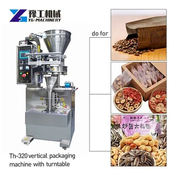 THB4-420C1-Z4D Auto Granulat Forsegling Emballage Maskine Peanuts Bønner, Ærter, Frø Popcorn pakkemaskine