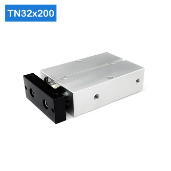 TN32*200-S Gratis fragt 32mm Bar 200 mm Slaglængde Compact Air Cylindre TN32X200-S Dual Action Luft, Pneumatisk Cylinder