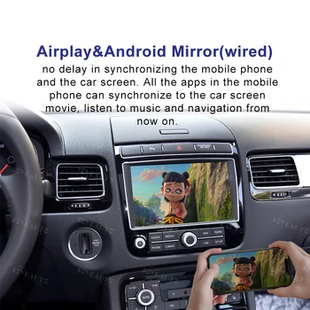 Trådløs Apple CarPlay for Volkswagen VW Polo, Golf Touareg Tiguan Teramont Passat 2010-2019 Android Auto Modul Video Grænseflade