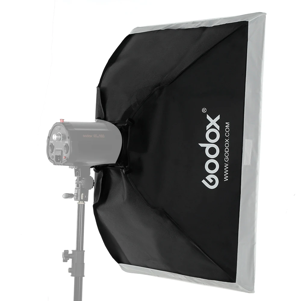 Godox 50x70cm Softbox Digital Mount Professionel Fotografering Blød Boks Med 2M Til DSLR-Kamera Foto Studio - Salg ~ Kinagrillvejle.dk
